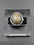 Sterling Silver Ring with Agate