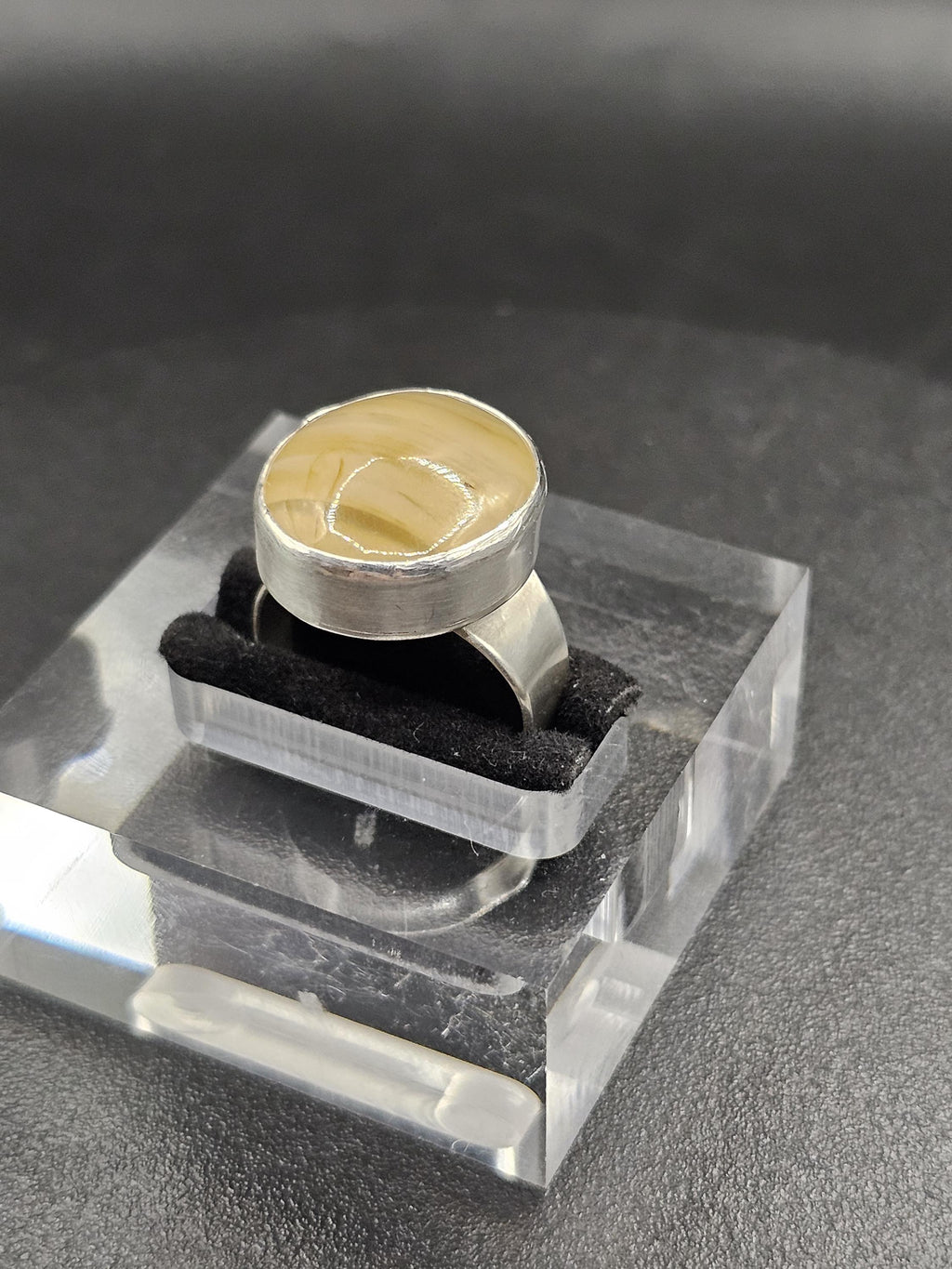 Sterling Silver Ring with Agate